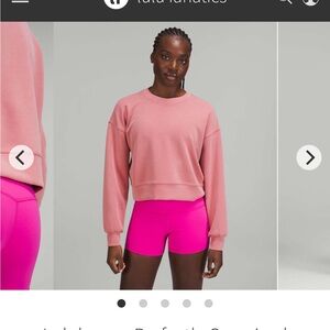 Lululemon Perfectly Oversized Cropped Crew *Softstreme
Brier Rose